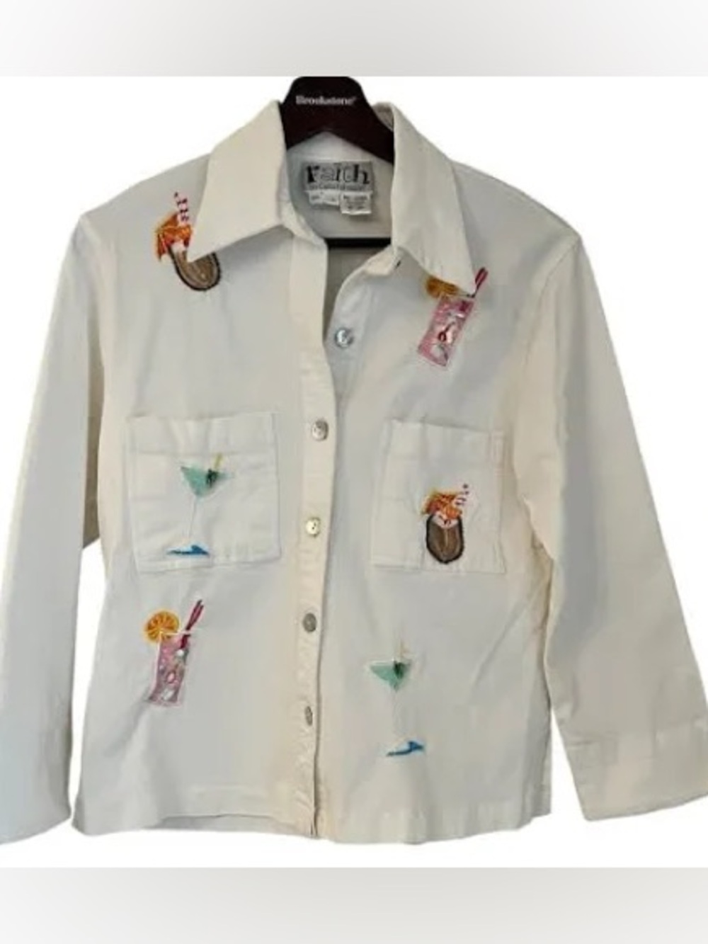 Faith by Celia Forrester Happy Hour long sleeve top size M